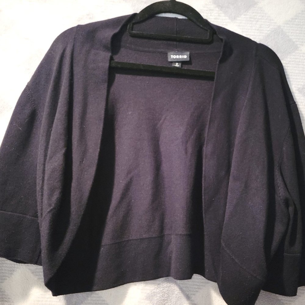 Black Knit Torrid Shrug